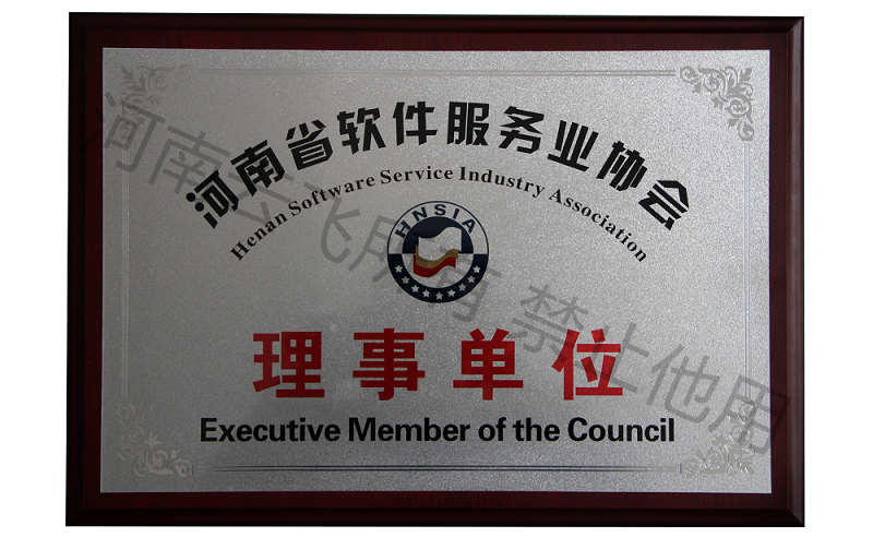 河南省軟件服務業(yè)協(xié)會理事單位